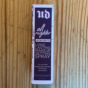Urban Decay All Nighter Ultra Matte full size 4 oz makeup setting spray new
